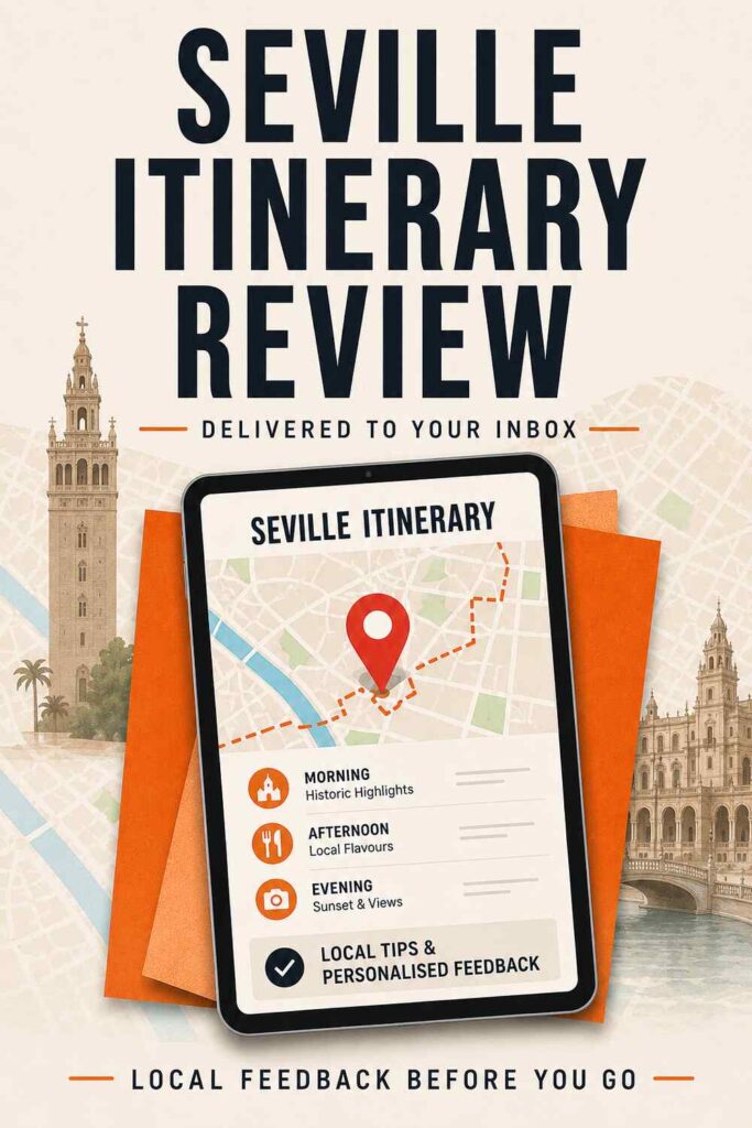 Seville trip place review service cover image.