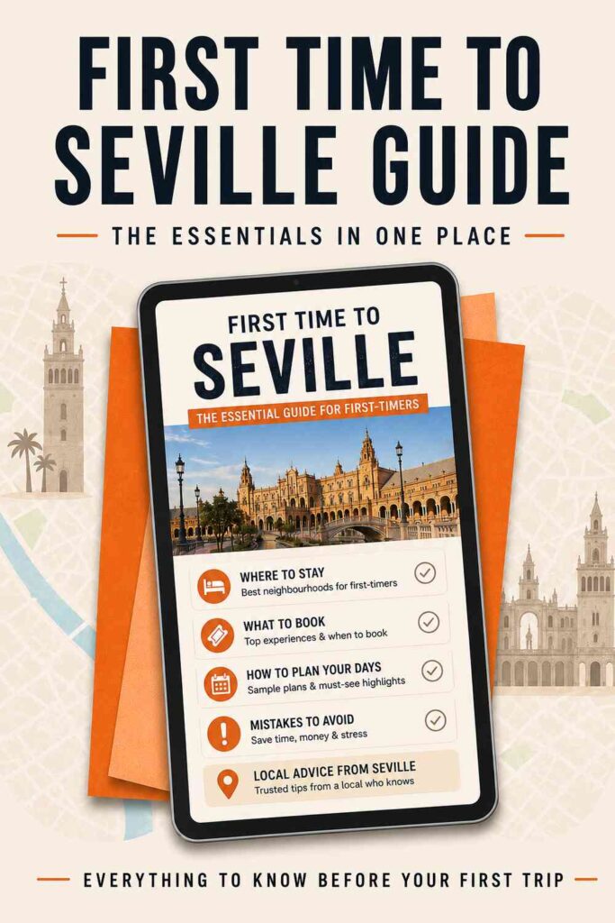 First Timers Guide to Seville eBook cover image.