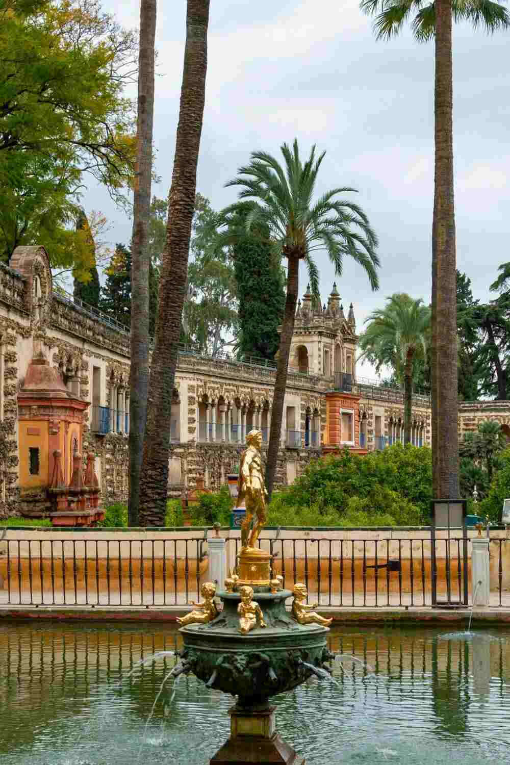 Mercury Fountain at the Alcazar Gardens